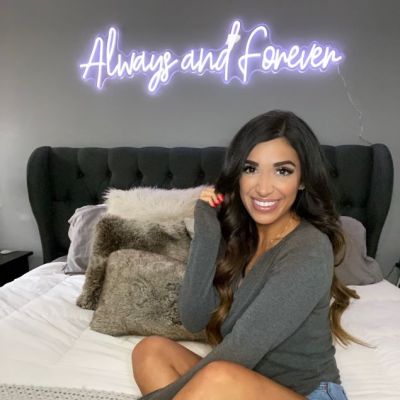 Always and Forever Light Sign