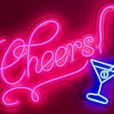 Retro Cheers Neon Light