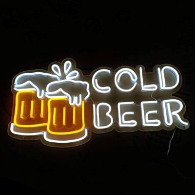 Cold Beer Neon Sign