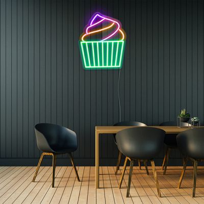 Cupcake Light Sign