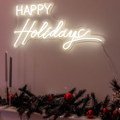 Happy Holidays Lighted Sign