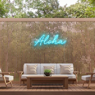 Tropical Aloha Neon Sign