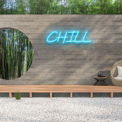 Chill Light-Up Sign
