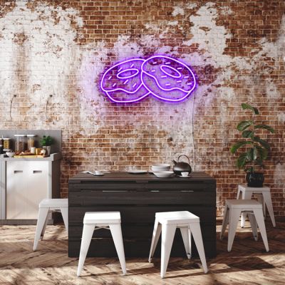 Double Donuts LED Neon Sign