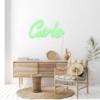Girls Light Sign