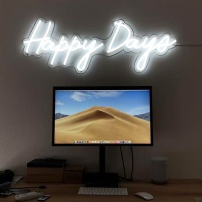 Happy Days LED Wall Sign