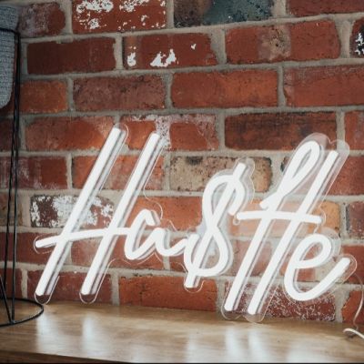 Hu$tle (Hustle) Neon Sign