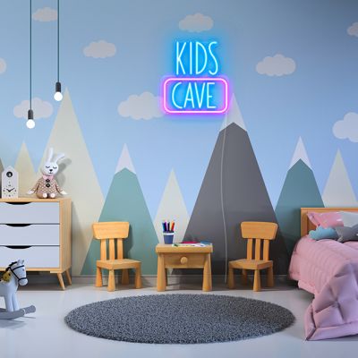 LED Kids Cave Light Sign