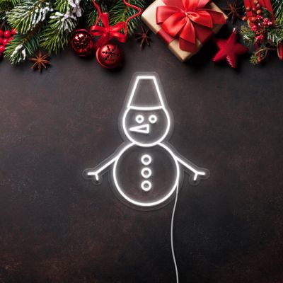 LED Neon Light Up Snowman