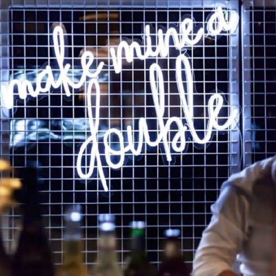 Make Mine a Double Bar Sign