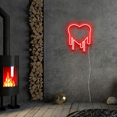 Melting Heart Neon Sign