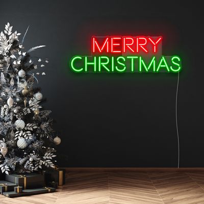 Merry Christmas Neon Sign