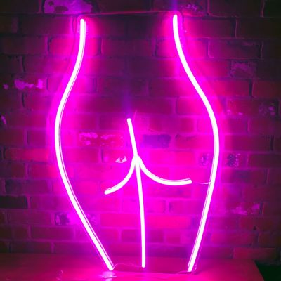 Artistic Nude Neon Sculpture