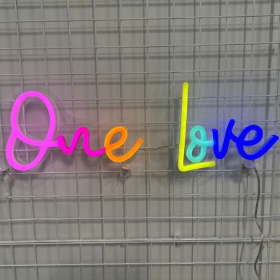 One Love Light Sign