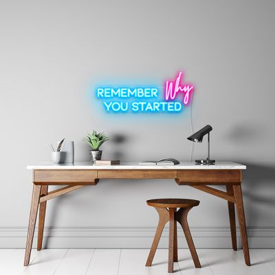 Remember Why You Started Sign