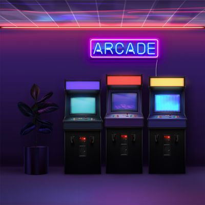 Retro Arcade Neon Sign