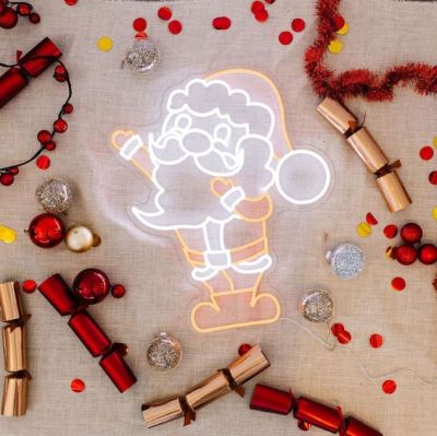 Santa Neon Light