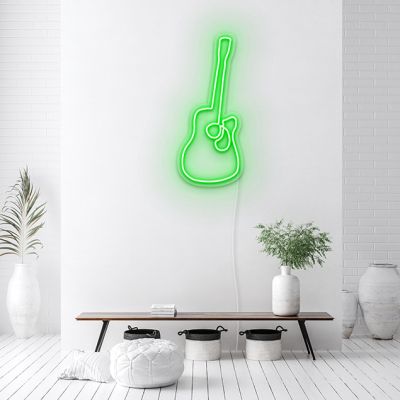 Guitar LED Neon Sign