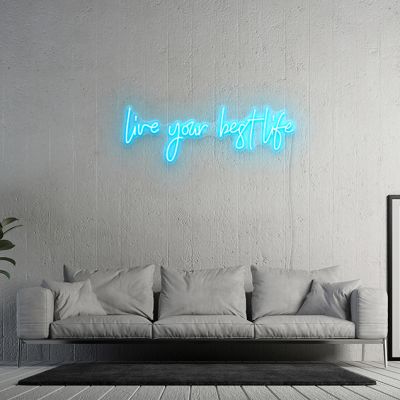 Live Your Best Life Quote Sign