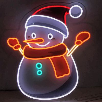 UV Printed LED Snowman