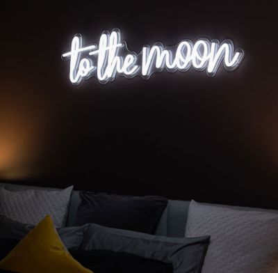 To the Moon Neon Light