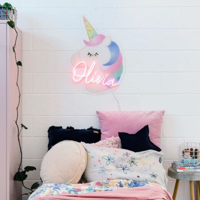 Unicorn Neon Name Sign