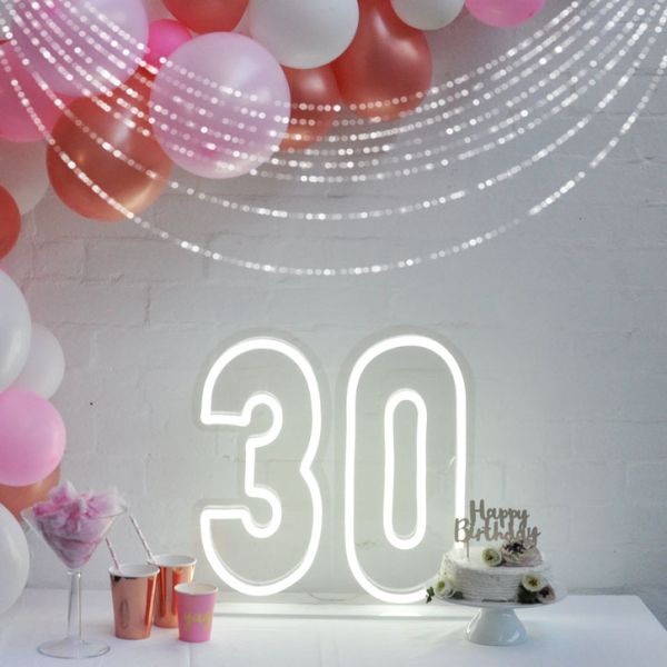 30th Birthday Light Up Sign