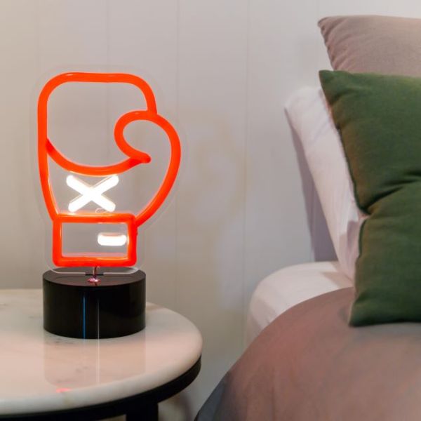 Boxer Glove Tabletop/Desk Light from Custom Neon 