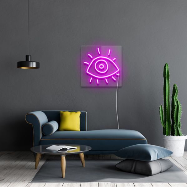 Bright Eye Neon Light: pre-designed LED neon art from Custom Neon®