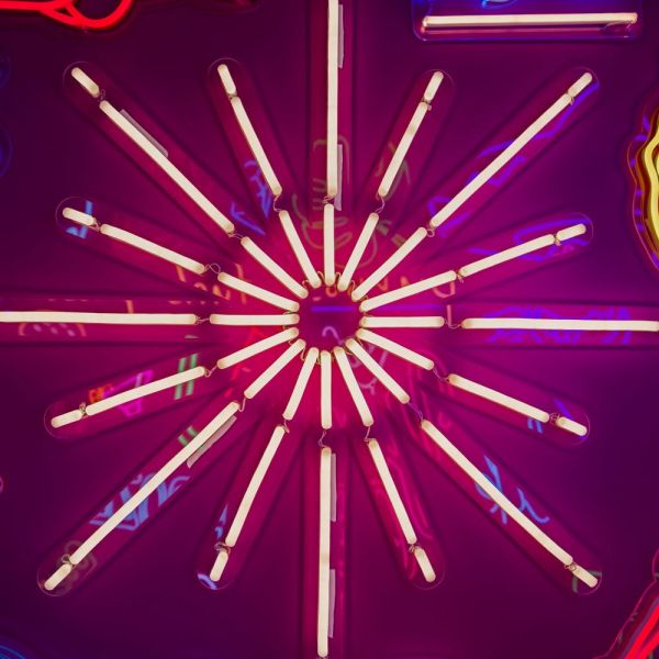 Radiant Star LED Neon Light in warm white by CustomNeon.com