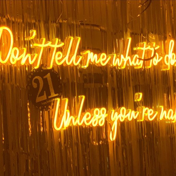 Don't Tell Me What to do Unless You're Naked Custom Neon® sign,Don't Tell Me What to do Unless You're Naked orange light sign by Custom Neon®,Don't Tell Me What to do Unless You're Naked orange LED sign by Custom Neon®