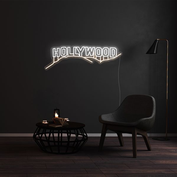 Hollywood Neon Sign - CUSTOM NEON® Wall Art