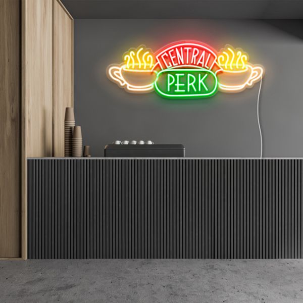 Iconic Central Perk Neon Sign: pre-designed LED neon art from Custom Neon®
