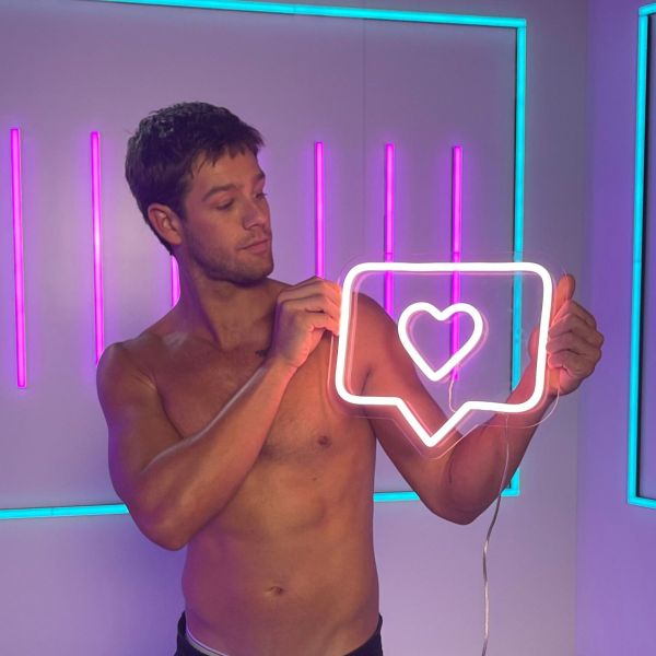 Custom Neon® I like, love you heart message as seen on Love Island Australia Season 5 2023