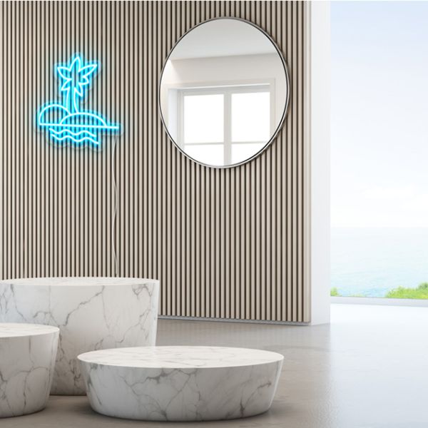 Island Getaway: pre-designed LED neon art from Custom Neon®