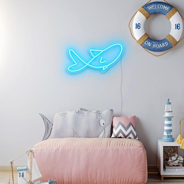 Neon Fish Wall Art: pre-designed LED neon art from Custom Neon®