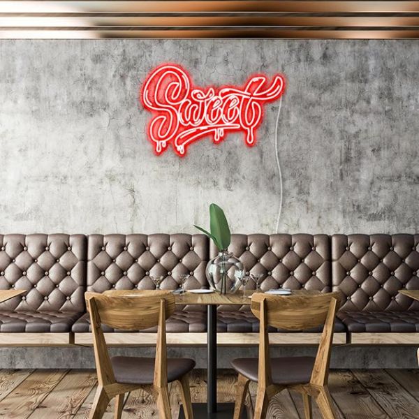 Sweet Neon Sign in Red by CUSTOM NEON®