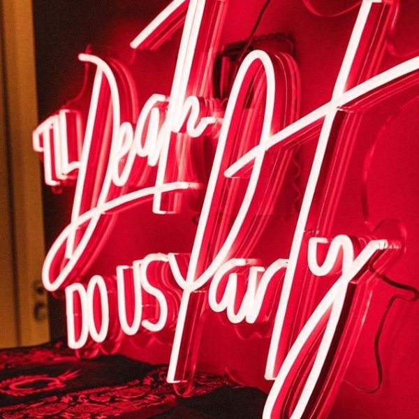 Til Death do us Party  red neon sign - from Custom Neon