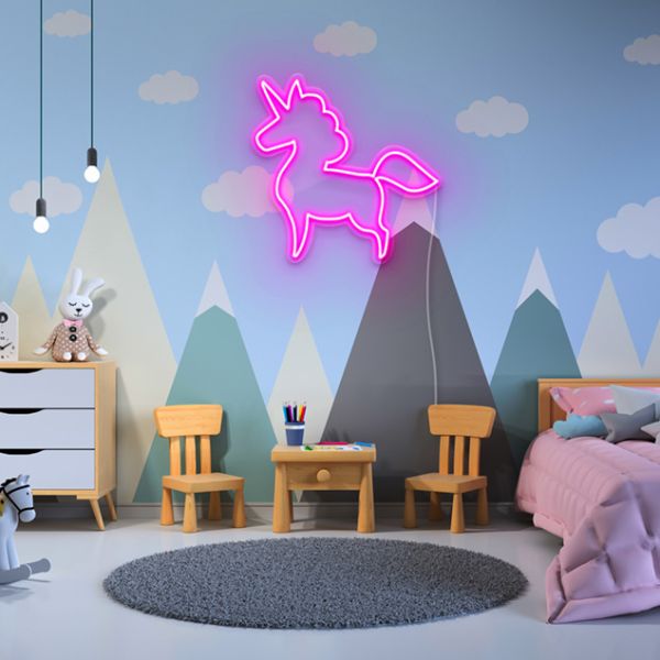 Unicorn Neon Sign
pre-designed light-up wall art from Custom Neon®