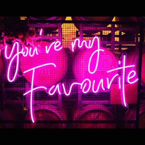 You're My Favourite Large LED Neon Wedding Sign - from CustomNeon.com.au