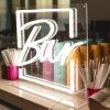 Bar LED neon sign in white made by @customneon for an event @thesocial.agency