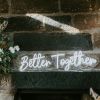 LED neon wedding sign 