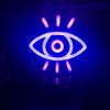 Eye see you Mini Neon Table Light from Custom Neon
