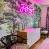 Just try it pink LED neon light from Custom Neon® shown as wall art 