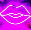 Pink neon flex lips from Custom Neon