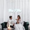 Miss to Mrs LED Neon sign in a cursive font - photo from Custom Neon
