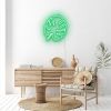 Monstera Leaf green neon art: pre-designed by CUSTOM NEON®