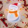 UV Printed LED Neon Snowman from Custom Neon by Neon Collective