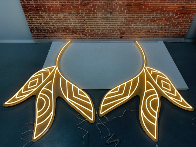 Custom Neon® Serve up summer sign for tennis.com.au @australianopen