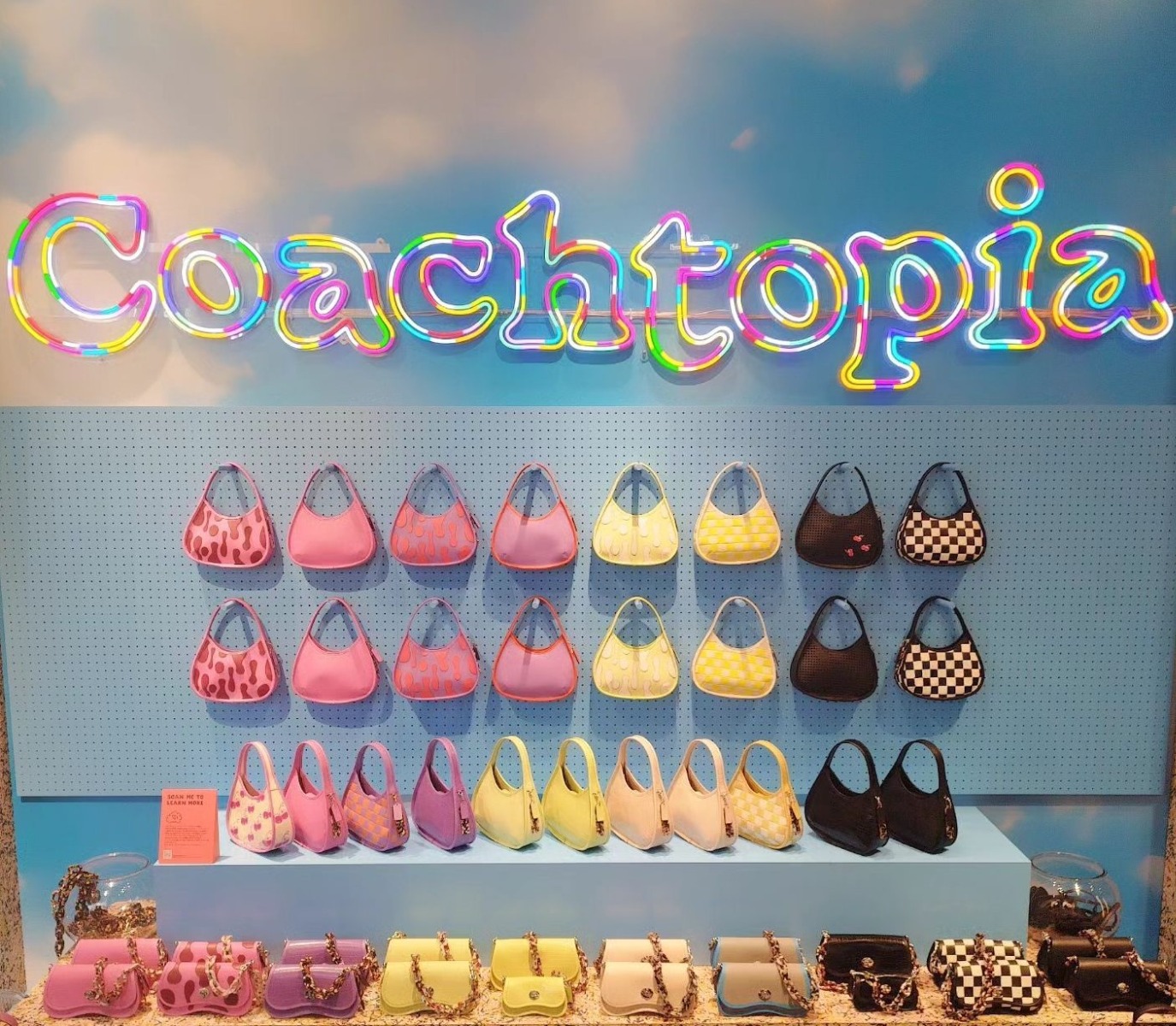 Custom Neon® Coachtopia retail signage @coachjapan